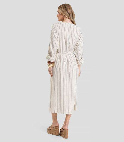 Vestido Feminino Chemise Dianna Bege