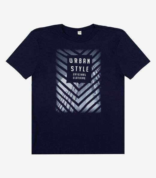 Image_Camiseta Adulto Masculino em Meia Malha Rovitex Azul Marinho