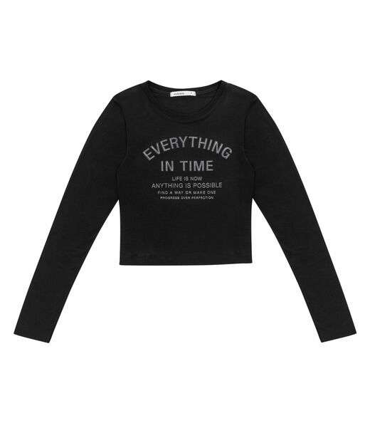 Blusa Feminino Manga Longa Endless Preto