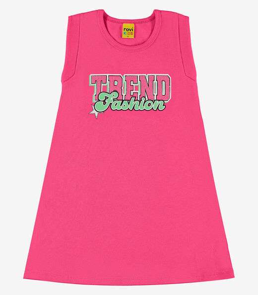 Image_Vestido Infantil Em RIbana Rovi Kids Rosa
