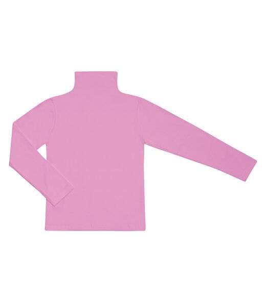 Blusa Manga Longa Infantil Gola Alta Rovitex Kids Rosa