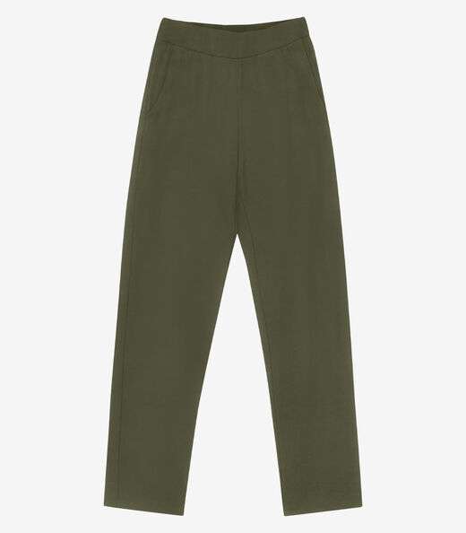 Calça Feminina em Molecotton de Viscose Rovitex Verde