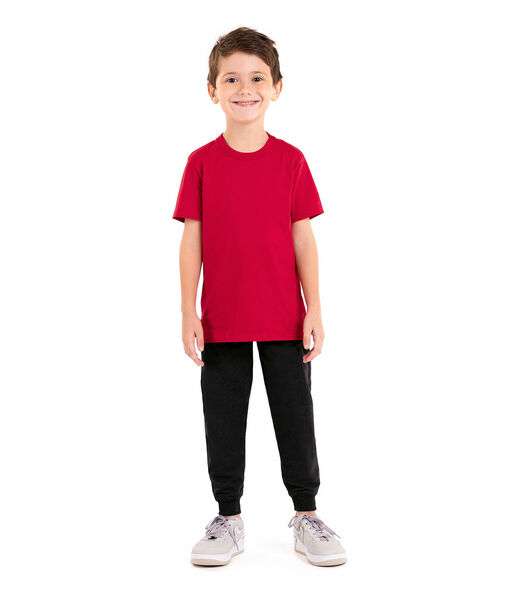 Camiseta Infantil Masculina Básica Rovitex Kids Vermelho
