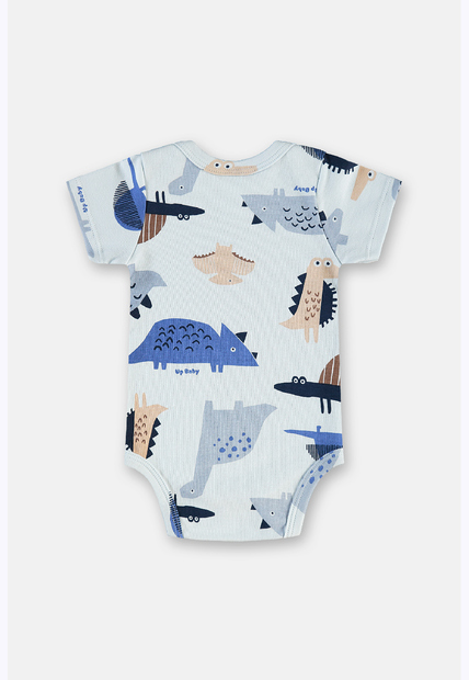 Body Bebê Masculino Suedine Up Baby