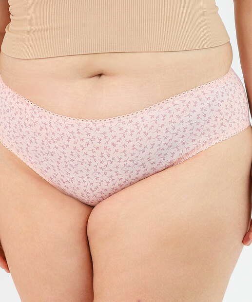 Calcinha Sortida Plus Size Biquíni Estampada Marisa