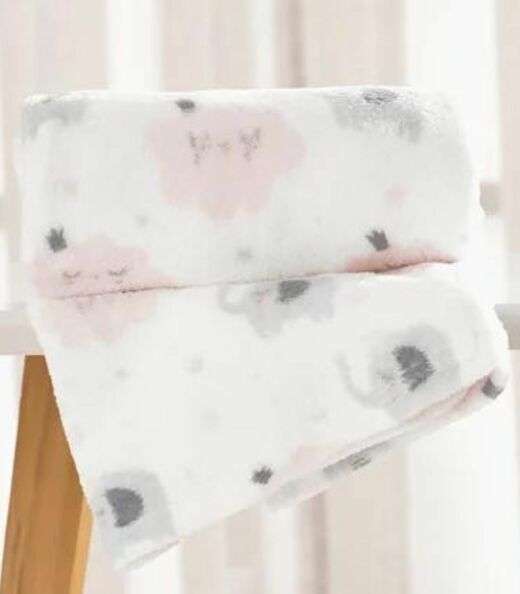 Image_Manta Infantil Microfibra Bene Casa Branco