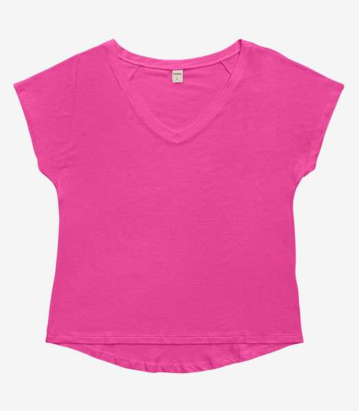 Blusa Feminina Viscotorcion Rovitex Rosa