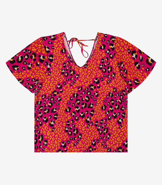 Blusa Feminina Plus Size Infinita Cor Rosa