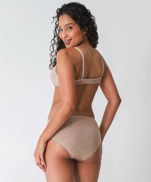 Kit 2 Calcinhas Alta Marisa Rosa