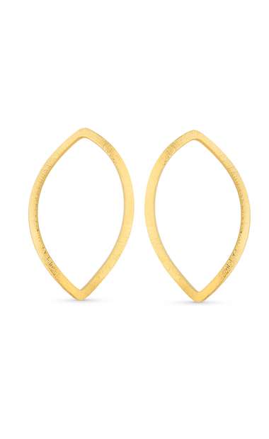 Image_Brinco Semijoia Orgânico  Vazado Texturizado Banhado a ouro 18k