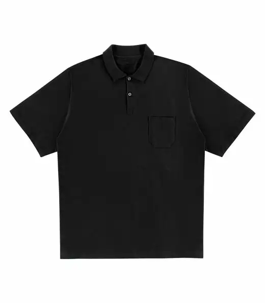 Image_Camisa Polo Plus Size Masculina Diametro Preto