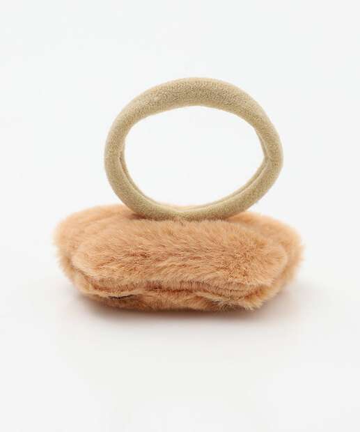 Kit 2 Peças Elásticos De Cabelo Capivara Infantil Marisa Marrom