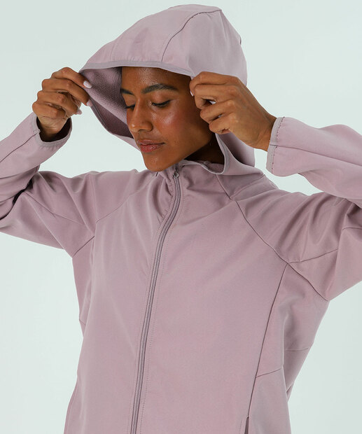 Jaqueta Feminino Fitness Corta Vento Marisa Lilás
