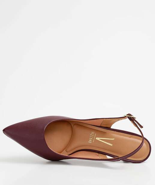 Scarpin Feminino Slingback Salto Fino Vizzano 