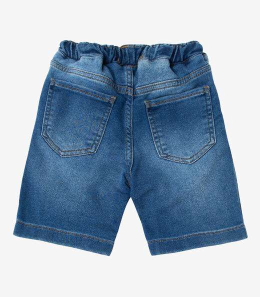 Bermuda Infantil Jeans Trick Nick Azul