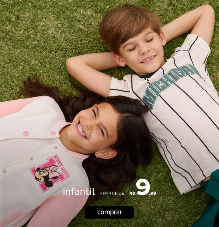 Infantil a partir de R$9,99