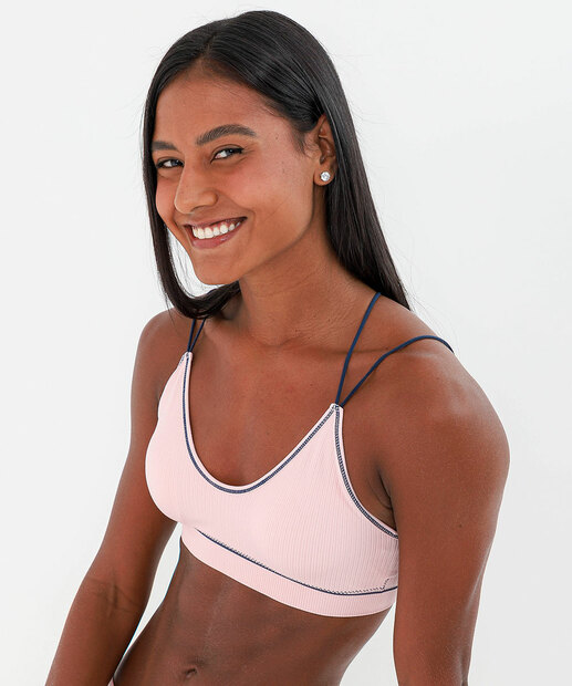 Image_Sutiã Top Canelado Alças Finas Marisa Rosa