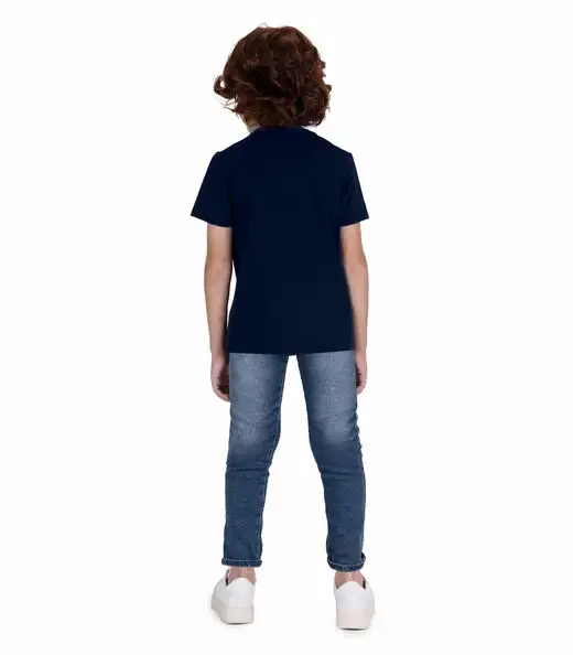 Conjunto Infantil Camiseta Com Calça Trick Nick Azul