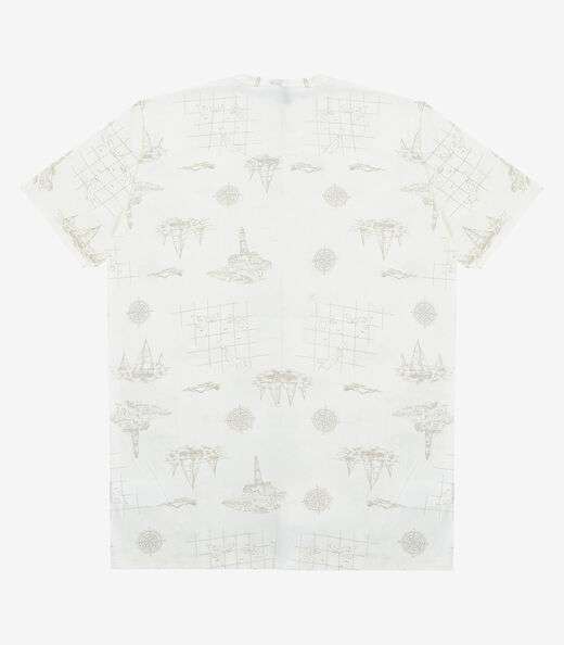 Camiseta Masculina Estampada Select Cinza