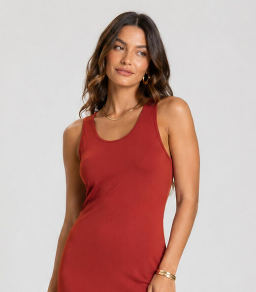 Vestido Midi Feminino Select Vermelho