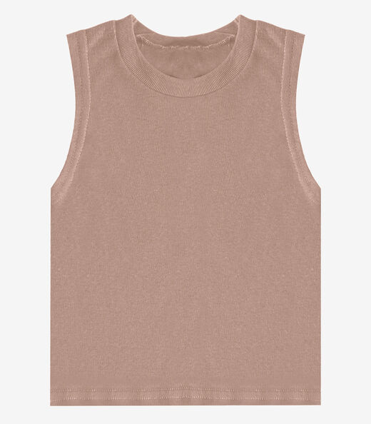 Regata Básica Infantil Lisa Soletex Marrom