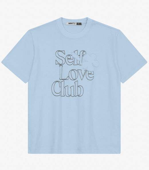 Image_Camiseta Juvenil Manga Curta em Meia Malha Minty Azul