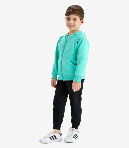 Calça de Moletom Unissex Rovi Kids Preto