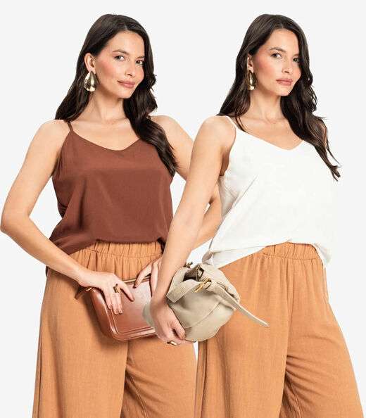 Kit 2 Regatas Femininas Select Sortidas