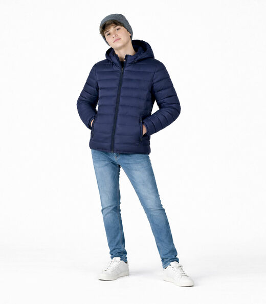 Jaqueta Juvenil Masculina Com Capuz Sea Surf Azul