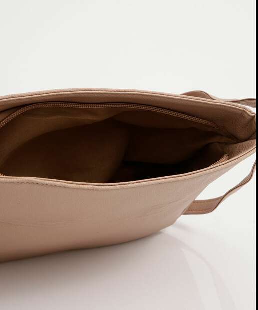 Bolsa Transversal Crossbody Feminina Marisa Bege