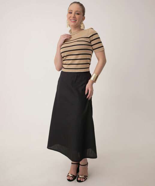 Image_Saia Midi Feminina Tricoline Marisa Preto
