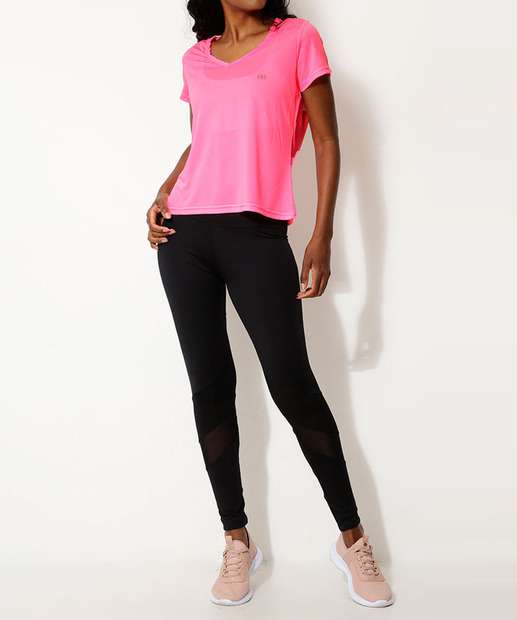 Blusa Feminina Fitness Básica Marisa