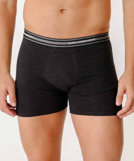 Kit Cueca Boxer Masculina Lupo