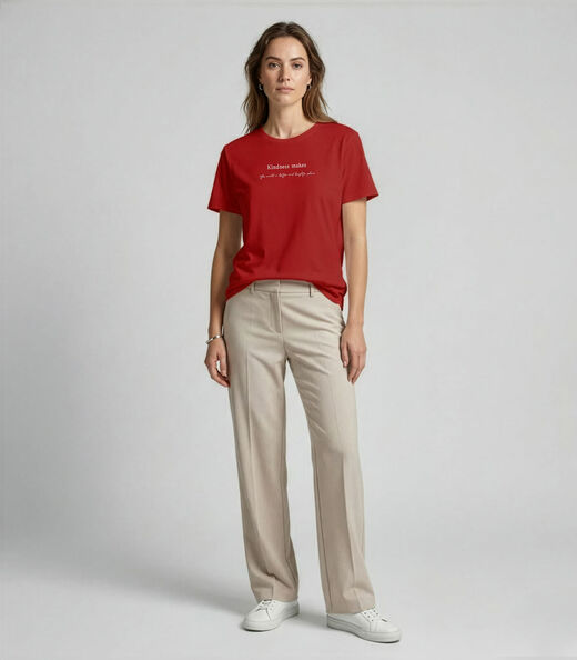 Image_Blusa Feminina Manga Curta Infinita Cor Vermelho