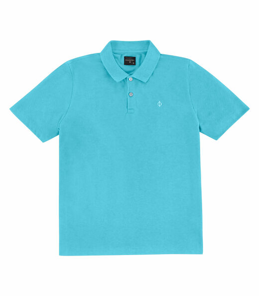 Polo Básica Masculina Diametro Azul