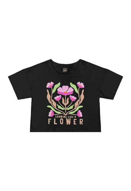 Blusa Juvenil com Puff Gloss