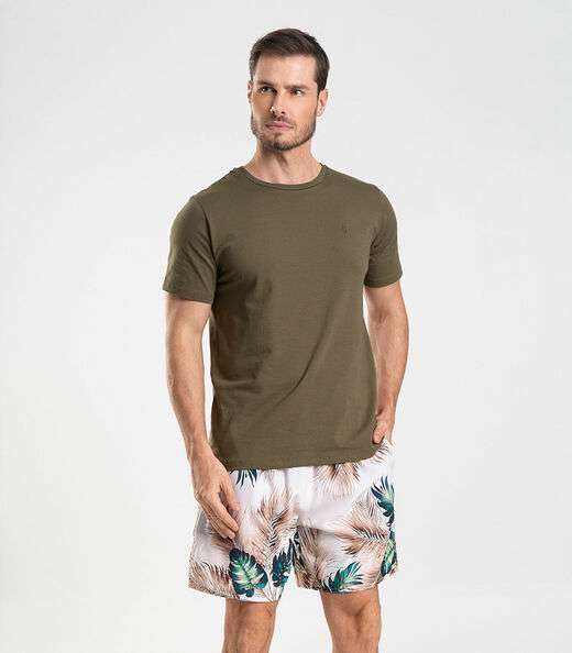 Image_Bermuda Masculina De Microfibra Long Bong Bege