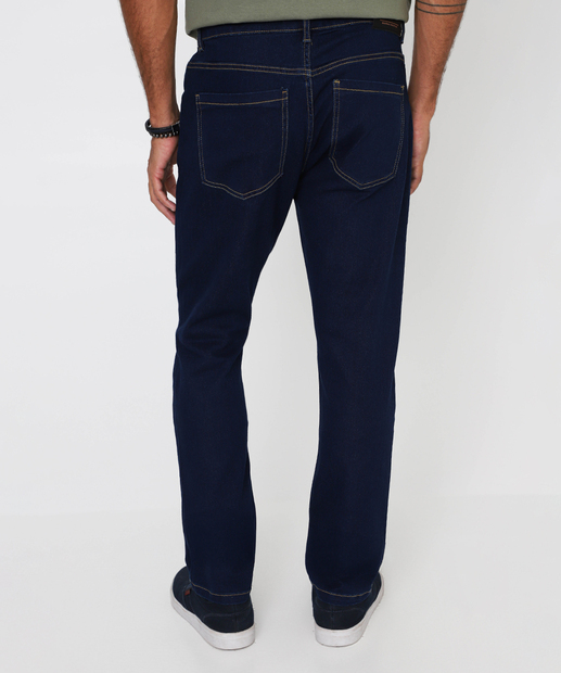 Calça Masculina Jeans Skinny Jezzian Azul Escuro