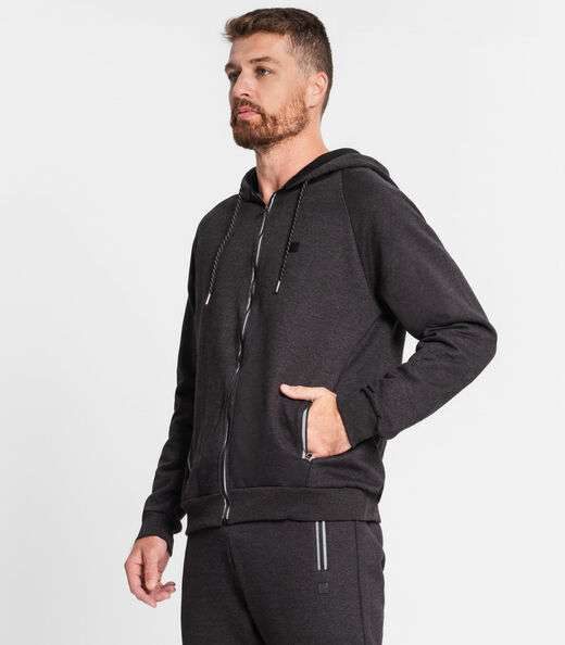 Conjunto Masculino Jaqueta Com Calça Diametro Preto