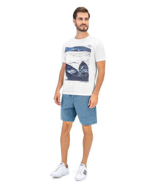 Bermuda Masculina Cadarço Rovitex Azul