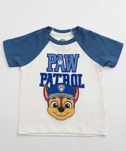 Image_Camiseta Infantil Patrulha Canina Tam 1 a 3 Branco