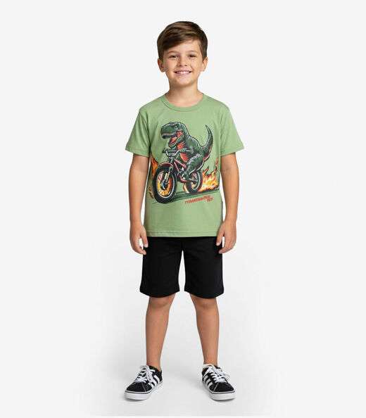 Image_Conjunto Infantil Curto Verão Menino Select Verde