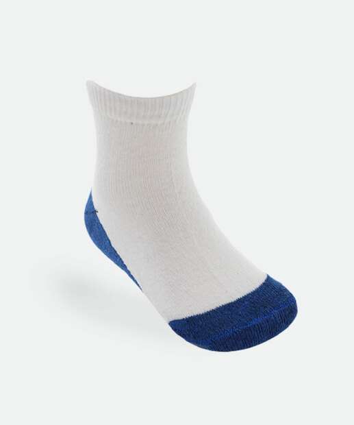 Kit 5 Meias Infantil Soquete Marisa Branco