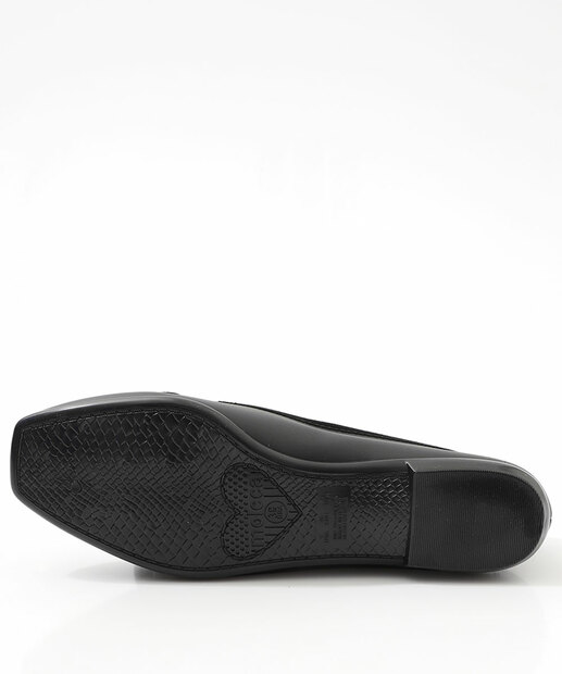 Mocassim Loafer Feminino Bridão Moleca Preto