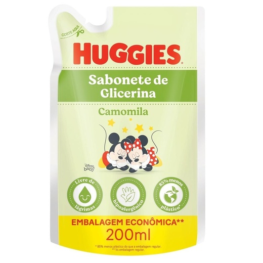 Image_Sabonete Líquido Glicerina Huggies Camomila Refil 200ml