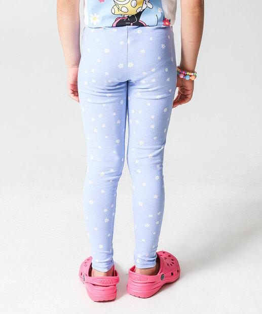 Calça Infantil Legging Margarida Marisa Tam 4 a 10 Azul