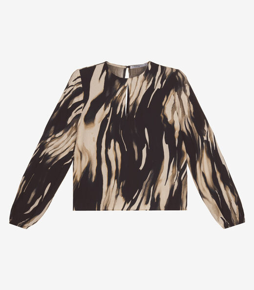 Blusa Manga Longa Endless Feminina Preto
