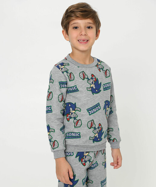 Image_Blusão Infantil Moletom Flanelado Sonic Tam 4 a 10 Cinza