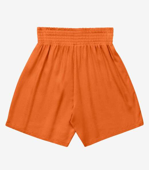 Shorts Feminina Viscose Rovitex Laranja