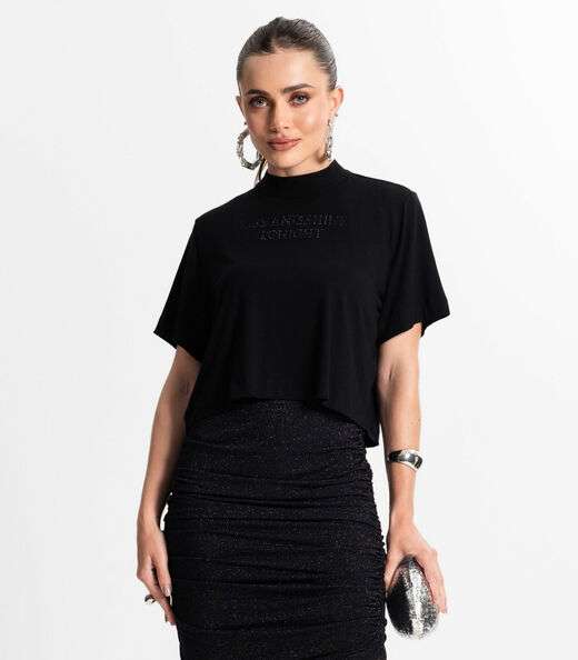 Image_Blusa Feminina Com Gola Alta Endless Preto